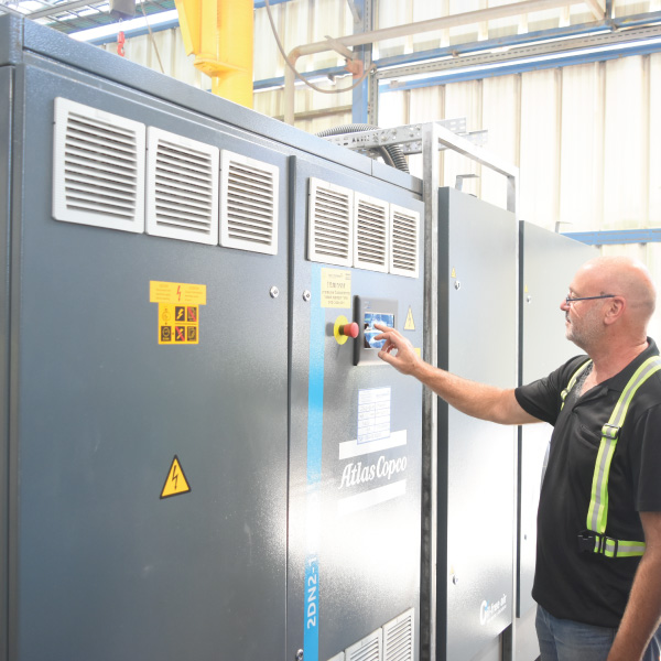 מי עדן מדחס Atlas Copco