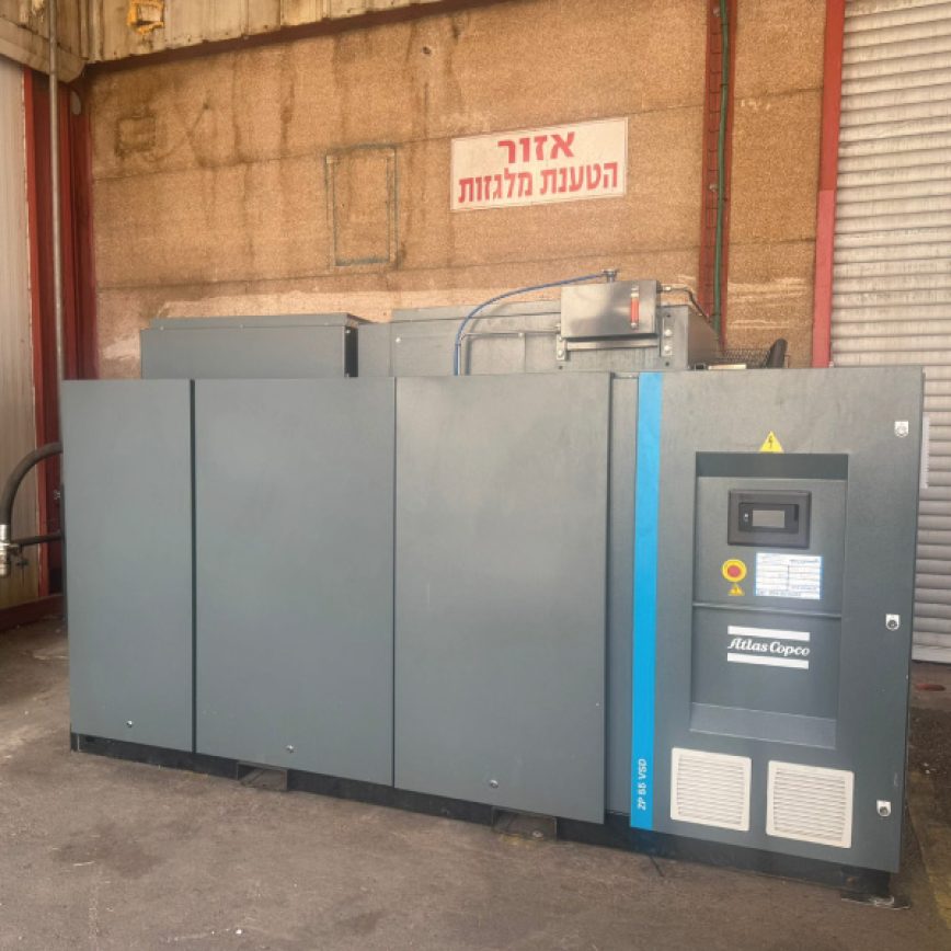 מערכת אוויר דחוס לחברת עמק המעיינות