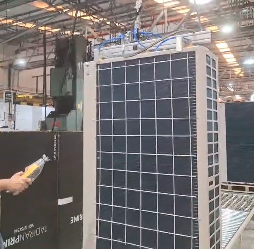 פתרון הרמת מזגנים עם גריפר