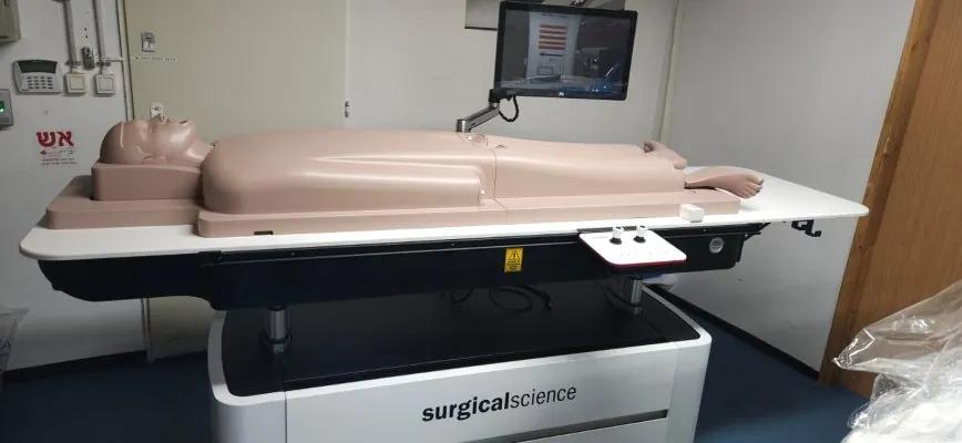 A modular profile structure for a medical simulator